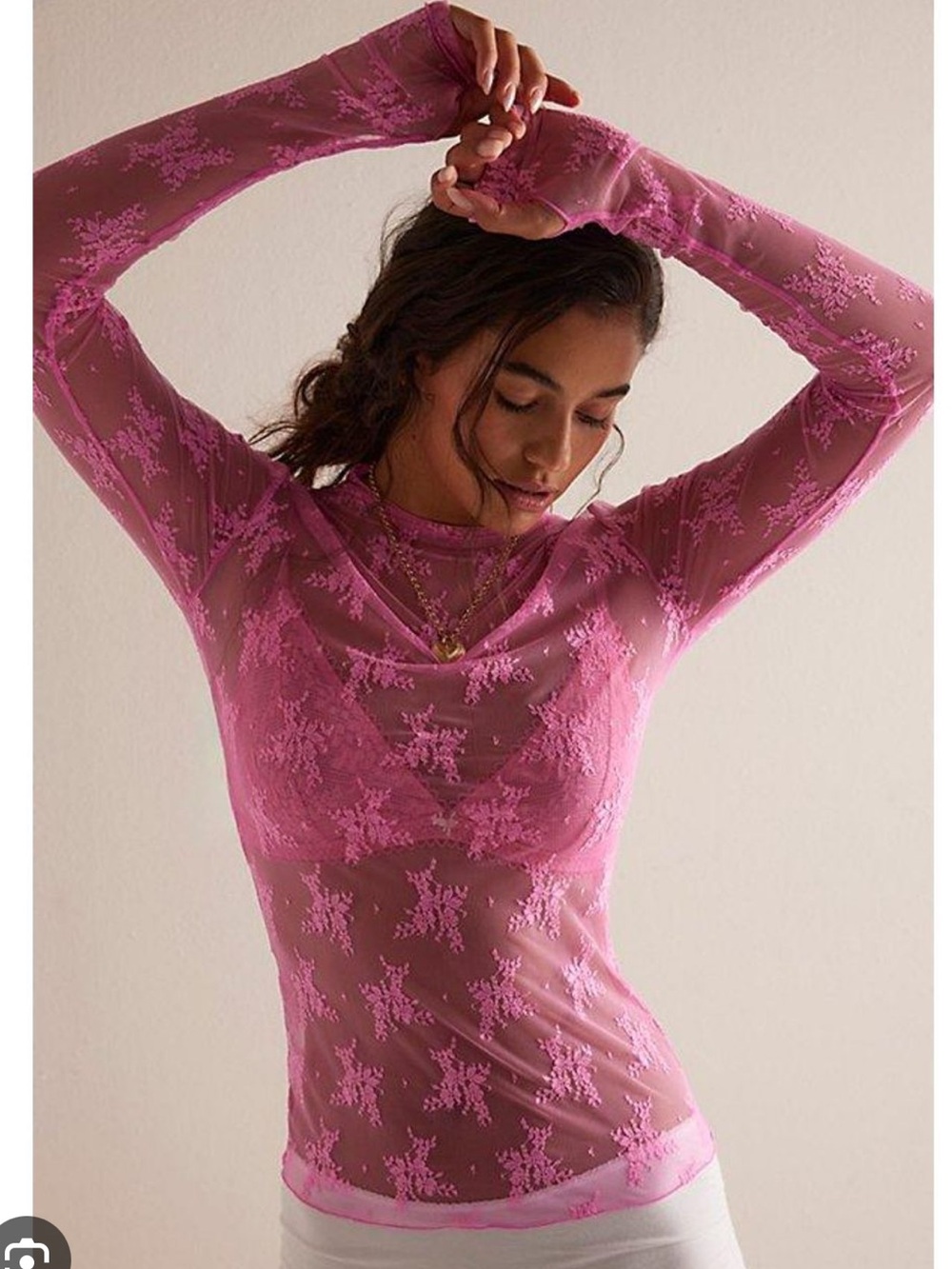 NWT Free People Lady Lux Layering Top
